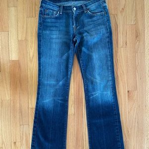 7 for all mankind bootcut jeans 29